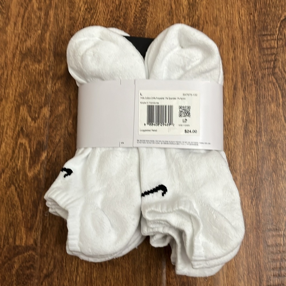 Nike Everyday No Show Cotton Cushioned Socks 6 Pack - Picture 9 of 17